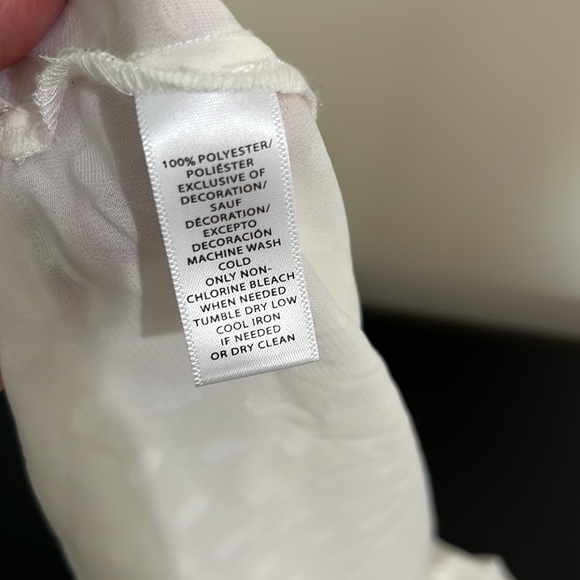 Loft Peasant Blouse Sheer Black Lace Bell Sleeve - Picture 10 of 15